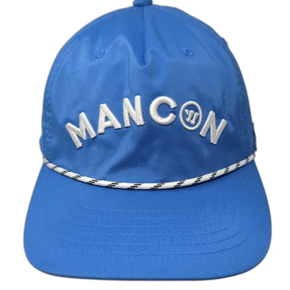 CapX 5 Panel Blue One Size Lacrosse MANCON 2025 Rope Snapback Hat Polyester